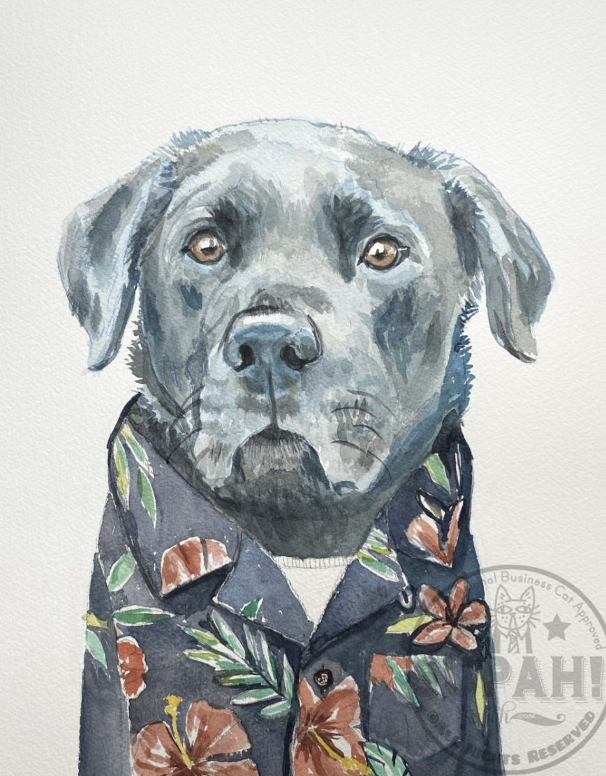 Giclée Print Dog Boone