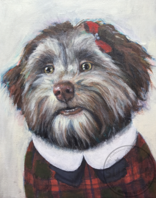 Giclée Print Dog Zoey the Havanese