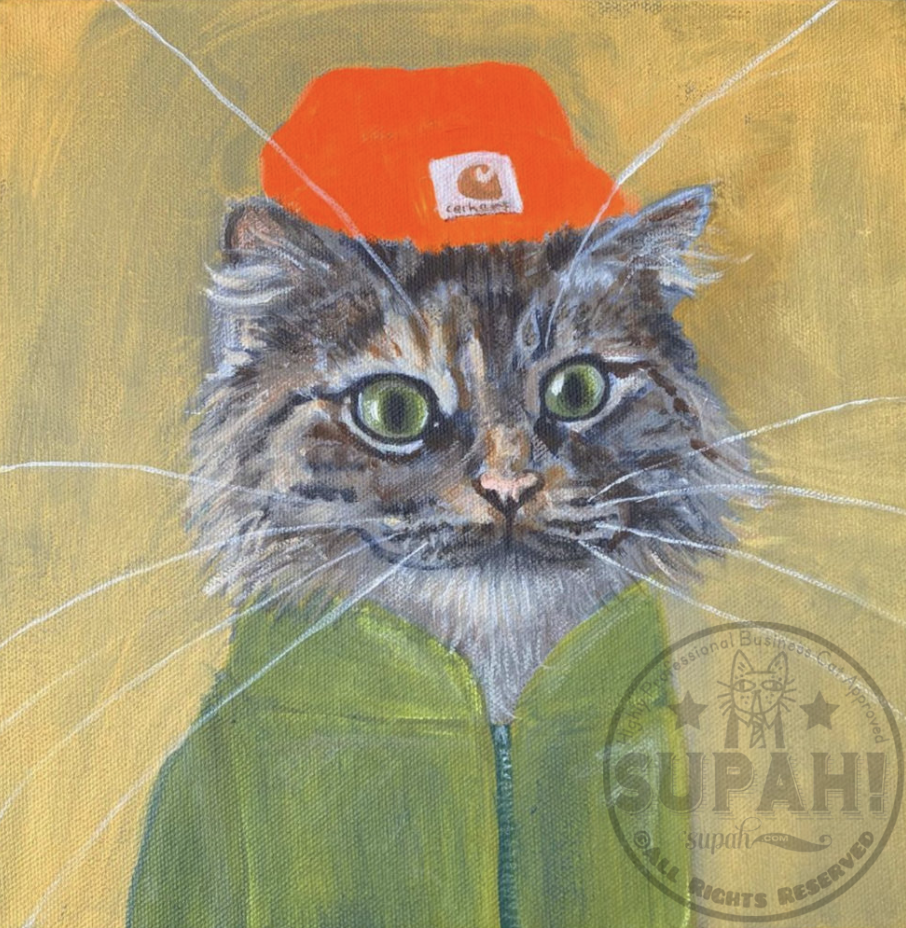 Giclée Print Cat Kitty Kitty