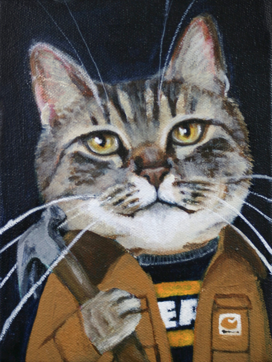 Giclée Print Cat Kitty Kitty