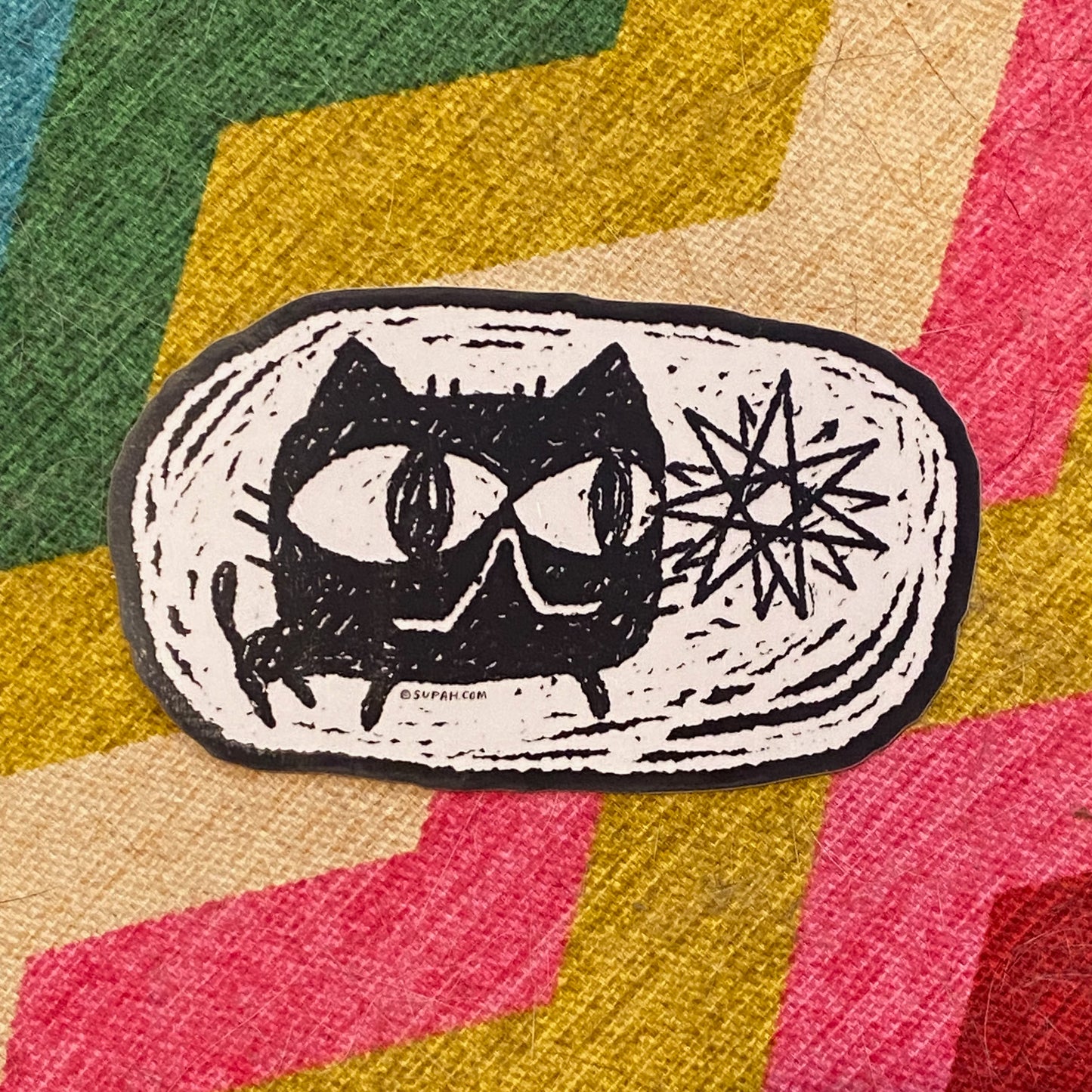 Sticker - Star Cat - Glow in the Dark