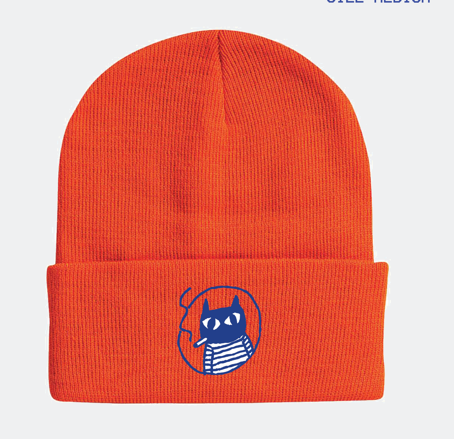 Supah Beanie - EMBROIDERED Lucky Cat