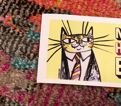 Highly Professional Business Cats Bumper Sticker