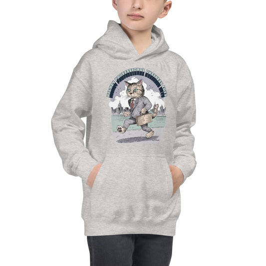 Business Cats Kids Hoodie