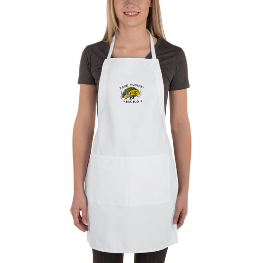Taco Tuesday Hero Embroidered Apron