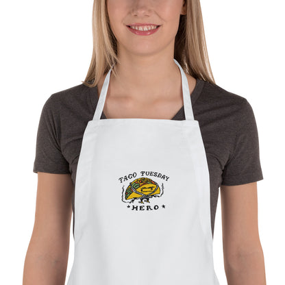 Taco Tuesday Hero Embroidered Apron