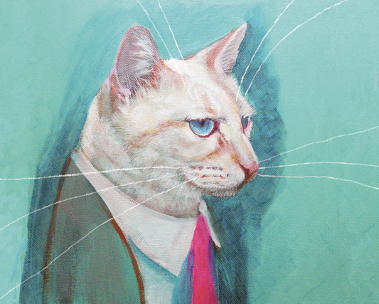 Giclée Print Cat Pimento Cheese Acrylic