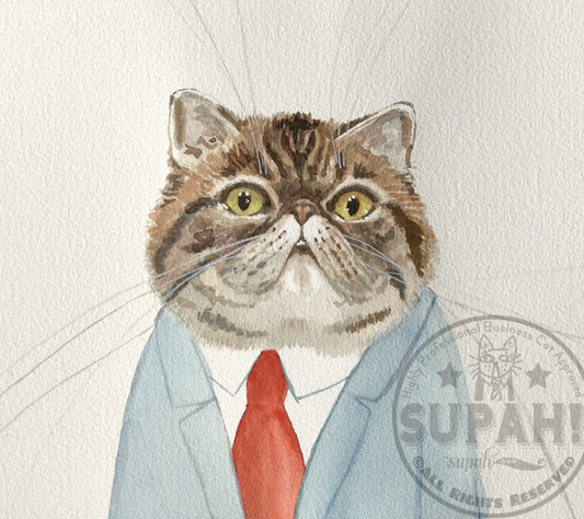 Giclée Print Cat Fwank