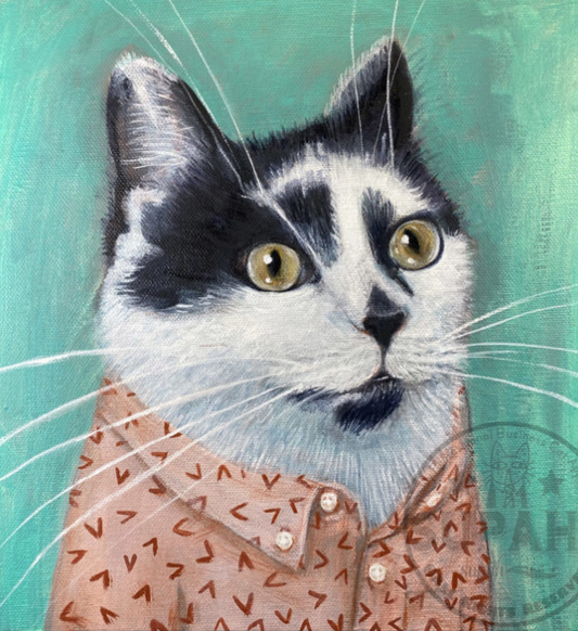 Giclée Print Cat Moo