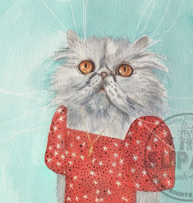 Giclée Print Cat Pfeffernüsse