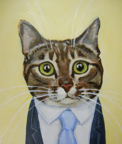 Giclée Print Cat Peter Loew