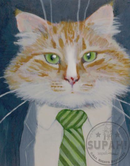 Giclée Print Cat Ember