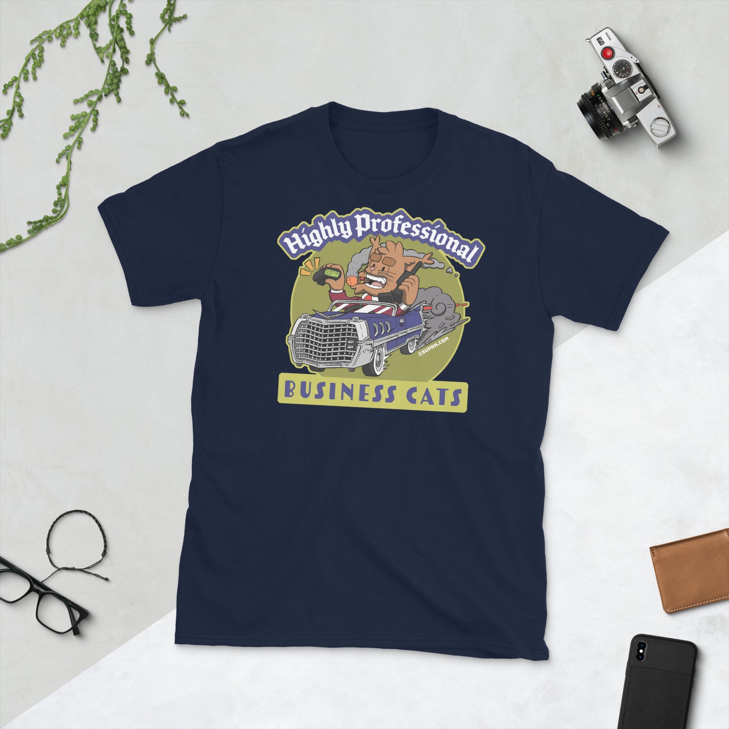 Law Stout Business Cat Short-Sleeve Unisex T-Shirt